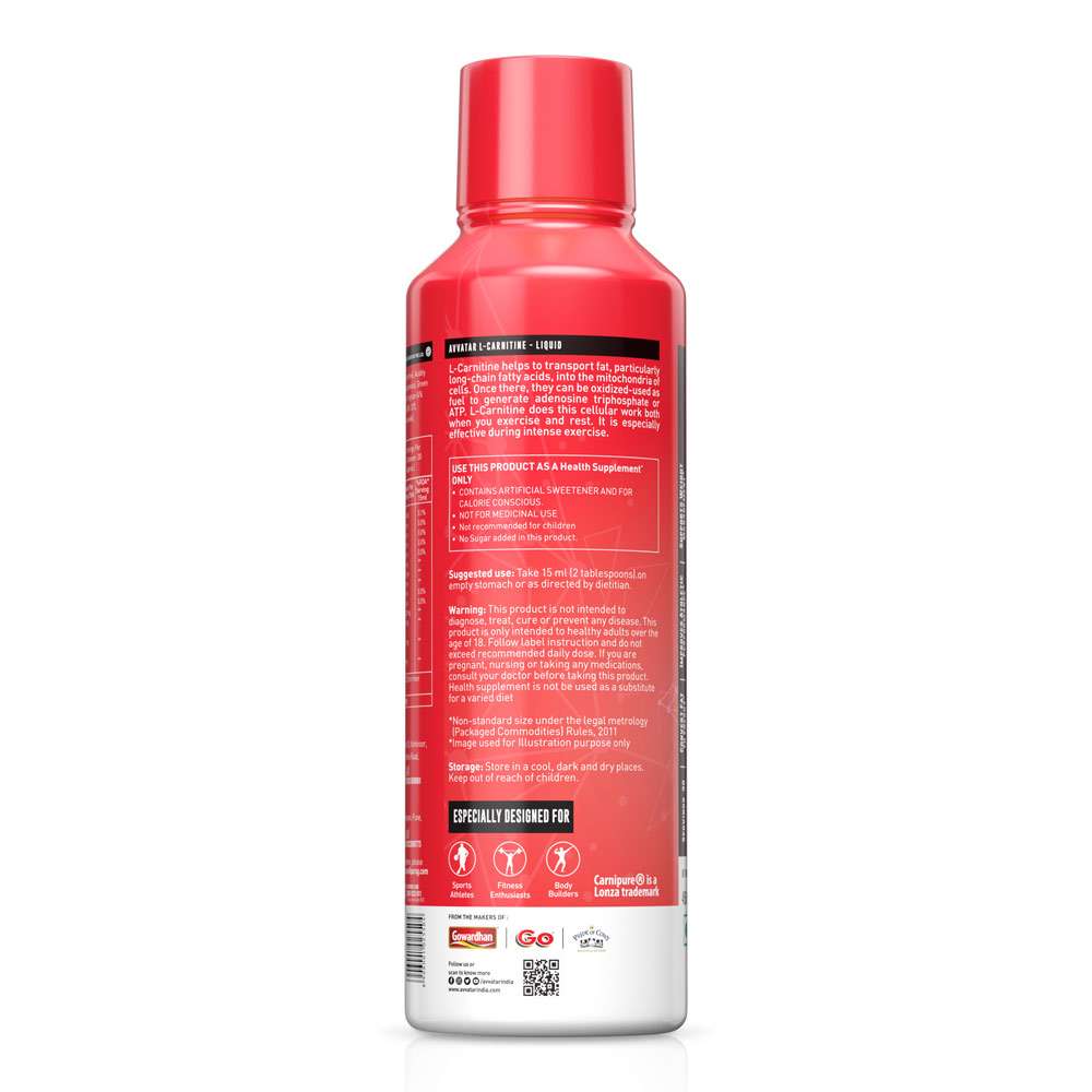 Avvatar Pre/Post Workout Series | 450 ml | L -CARNITINE - Image 2