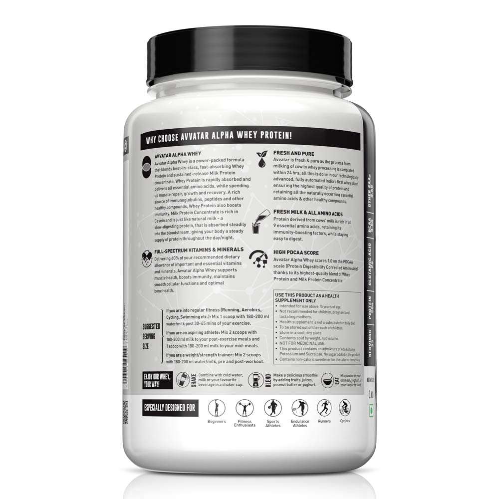 Avvatar Alpha Whey | 1 Kg - Image 2