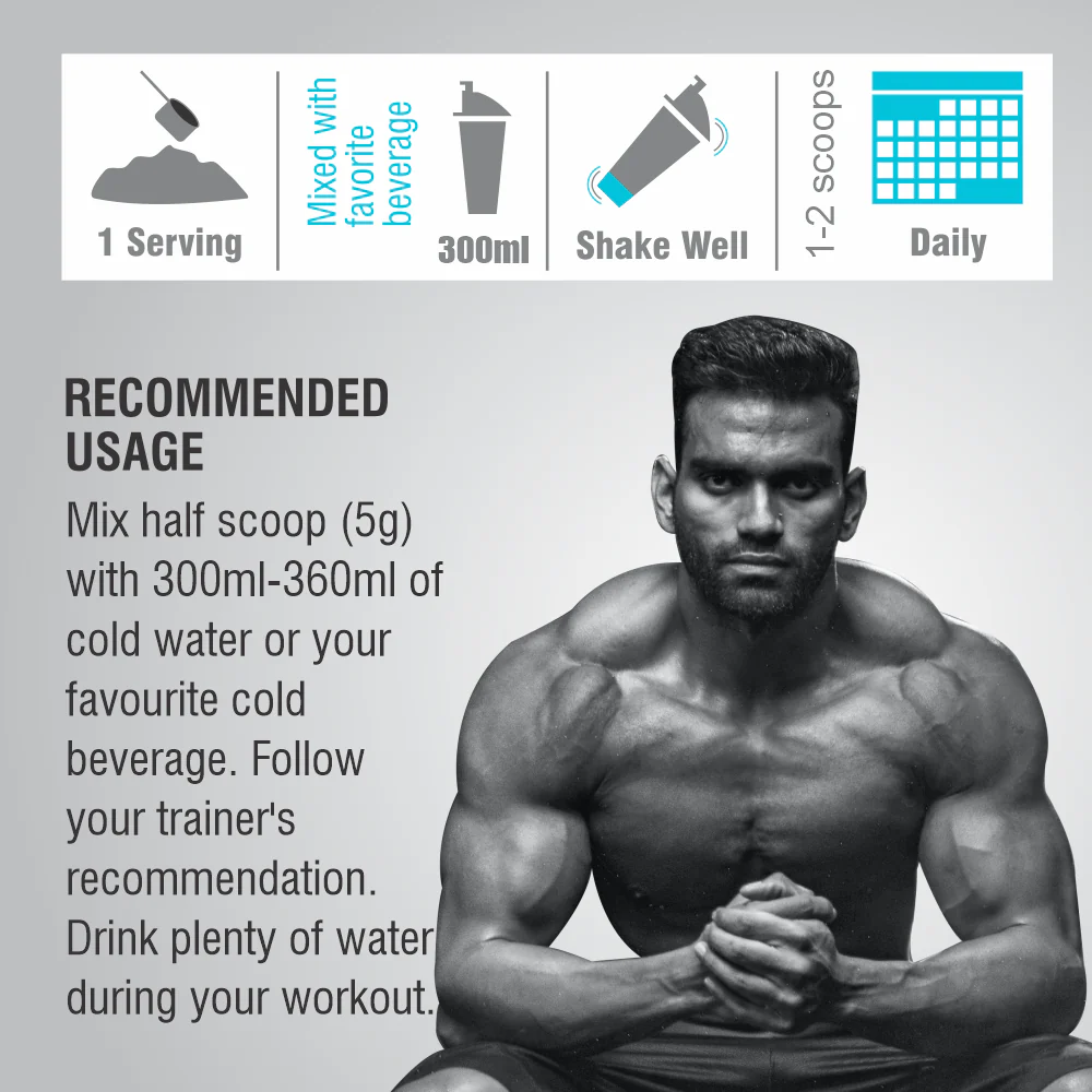 HF Series Energy BCAA Muscle Growth Beast 250 Gm - Image 3