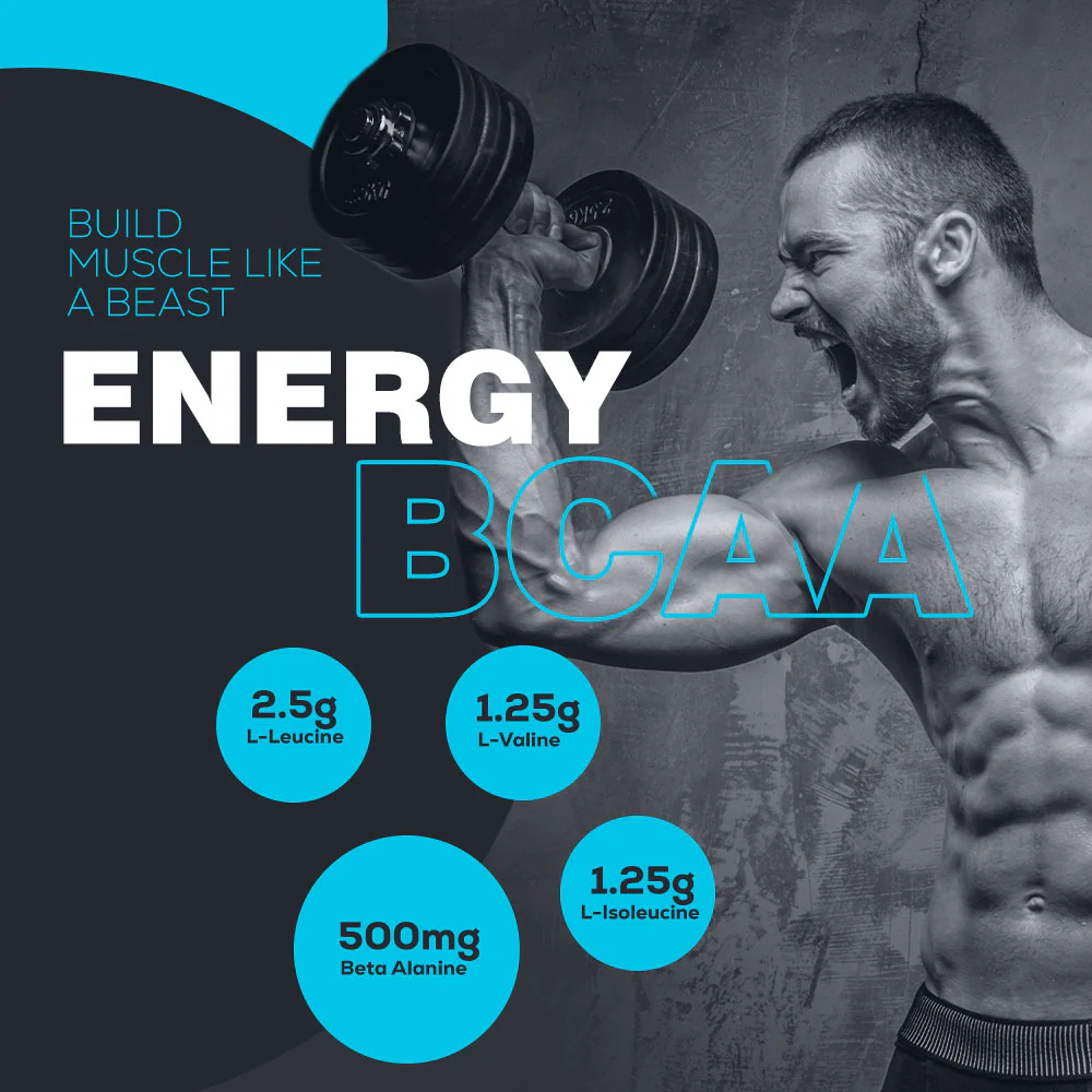 HF Series Energy BCAA Muscle Growth Beast 250 Gm - Image 5