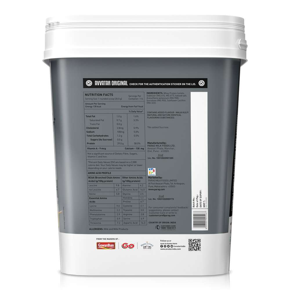 Avvatar Isorich Protein | 4 Kg - Image 3