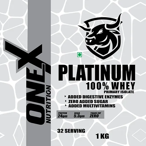 One-X Nutrition Platinum Whey Protein 1kg - Image 5