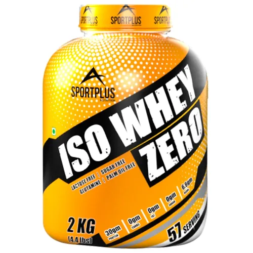 Sportplus Nutrition ISO Whey Zero 100% Purest Whey Protein isolate (57 Serving) - Image 2