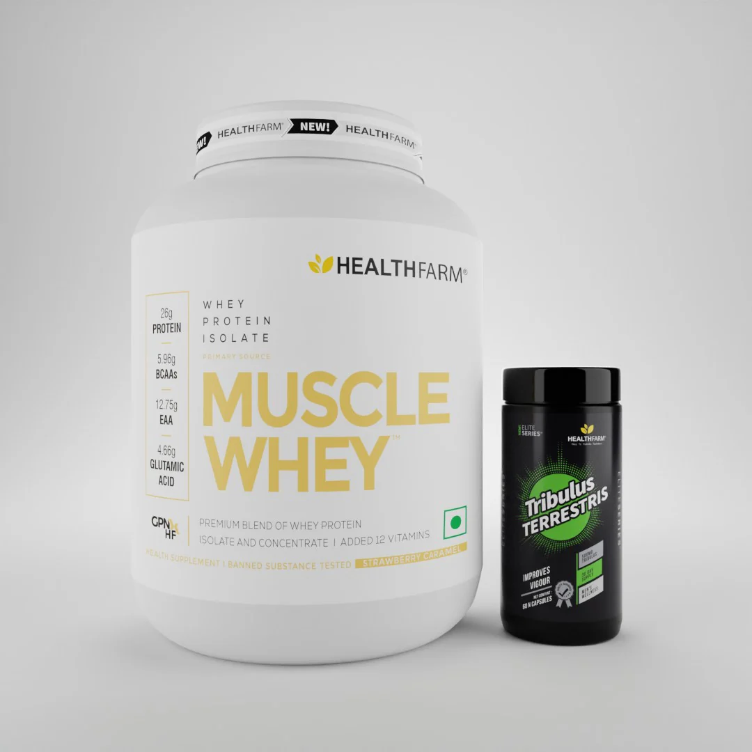 HealthFarm Muscle Whey Protein Isolate & Concentrate | Premium Blend of Whey Protein - Image 2