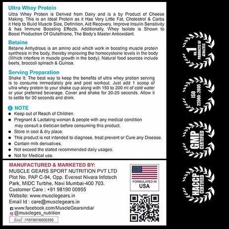 Ultra Whey Protein (Whey Protein Powder) 2Kg - Image 2