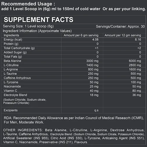 Sportplus Nutrition Explode pre workout (30 Serving) - Image 3