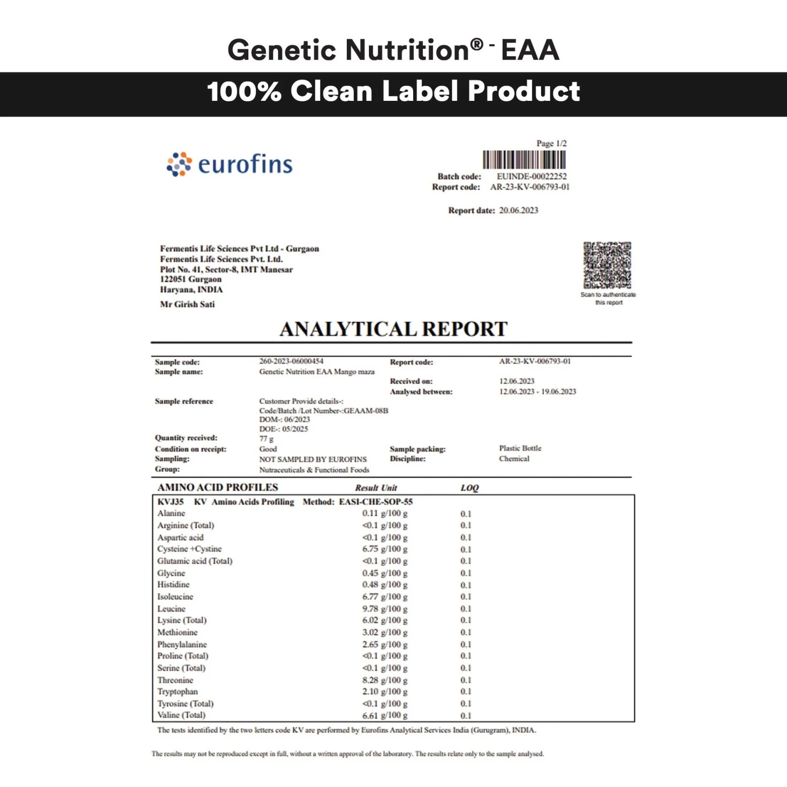 Ultra EAA | Essential Amino Acids - Image 2