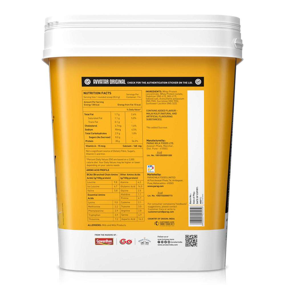 Avvatar Whey Protein | 4 Kg - Image 3